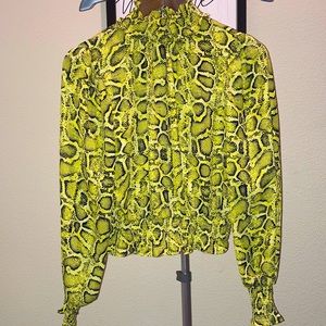Snake Print Blouse 🐍